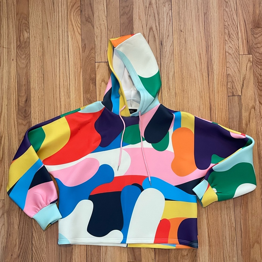 Gorgeous scuba hoodie WORN ONCE! LIKE NEW!